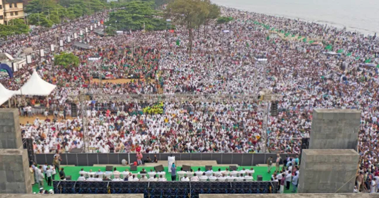 ফিলিস্তিনের পক্ষে ভারতে লাখো মানুষের সমাবেশ