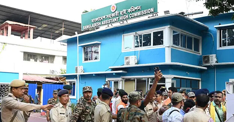 আগরতলায় বাংলাদেশের কনস্যুলার সার্ভিস বন্ধ