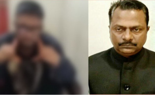 আওয়ামী লীগ নেতাকে জুতার মালা পরিয়ে ভিডিও ধারণ