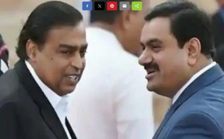 একধাক্কায় আদানির সম্পত্তি অর্ধেকের নিচে, ভারতের সবচেয়ে ধনী আম্বানি