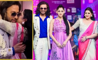 মঞ্চের পেছনে ‘একান্ত মুহূর্তে’ শাকিব-পরীমণি, মূহুর্তেই ছবি ভাইরাল