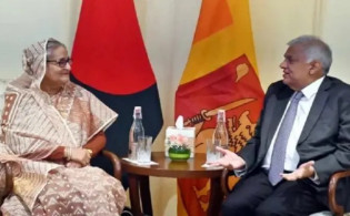শ্রীলঙ্কার প্রেসিডেন্টকে ঢাকা সফরে প্রধানমন্ত্রীর আমন্ত্রণ