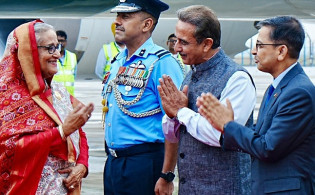 দিল্লি পৌঁছেছেন প্রধানমন্ত্রী শেখ হাসিনা