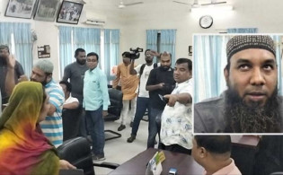 নারী কাউন্সিলরের ঠোঁট ফাটালেন পুরুষ কাউন্সিলর