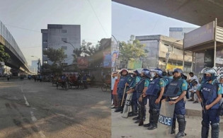 কারফিউতে সোমবার ঢাকায় সকালের পরিস্থিতি