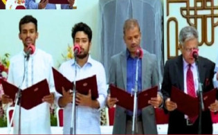 শপথ নিলেন নবীন-প্রবীণের সমন্বয়ে অন্তর্বর্তীকালীন সরকার