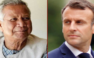 ড. ইউনূসকে পূর্ণ সমর্থনের আশ্বাস দিলেন ফ্রান্সের প্রেসিডেন্ট