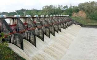 কাপ্তাই বাঁধের ১৬ কপাট খুলে দেওয়া হয়েছে