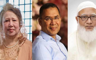 খালেদা জিয়া ও তারেক রহমানের সঙ্গে জামায়াত আমিরের বৈঠক