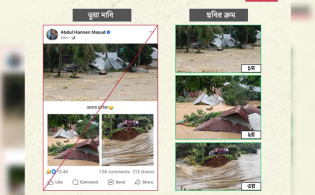 ভুল ছবি শেয়ার করে সমালোচনার মুখে হান্নান মাসউদ