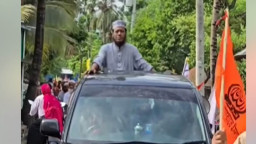 বিশাল শোভাযাত্রা নিয়ে নির্বাচনী মাঠে আমির হামজা, এলাকায় চাঞ্চল্য