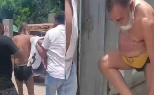ওসমান পরিবারের লোক বলে বিএনপি নেতাকে দিগম্বর করে পিটুনি