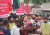 শাহবাগে ইনকিলাবের লাল বার্তা