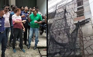 নির্মাণাধীন ভবনের কার্নিশ ভেঙে দুই প্রকৌশলীসহ নিহত ৩
