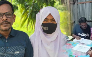 একই সঙ্গে এইচএসসি পরীক্ষা দিচ্ছেন বাবা-মেয়ে
