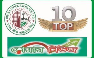 সাপ্তাহিক লেনদেনের শীর্ষ ১০ কোম্পানি