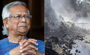 বিমান বিধ্বস্ত: হতাহতের ঘটনায় প্রধান উপদেষ্টার শোক