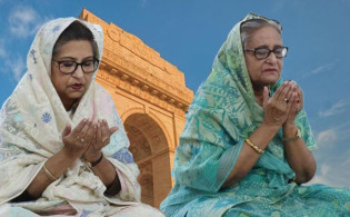 শেষ পর্যন্ত দিল্লিতে 'অবাঞ্ছিত' শেখ হাসিনা