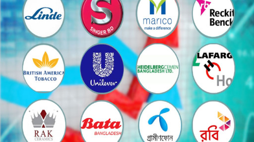 শেয়ারবাজারে বহুজাতিক কোম্পানির মুনাফায় ১৭% পতন