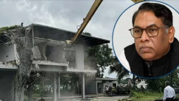 নসরুল হামিদের বাগানবাড়ি গুঁড়িয়ে দিল বিআইডব্লিউটিএ