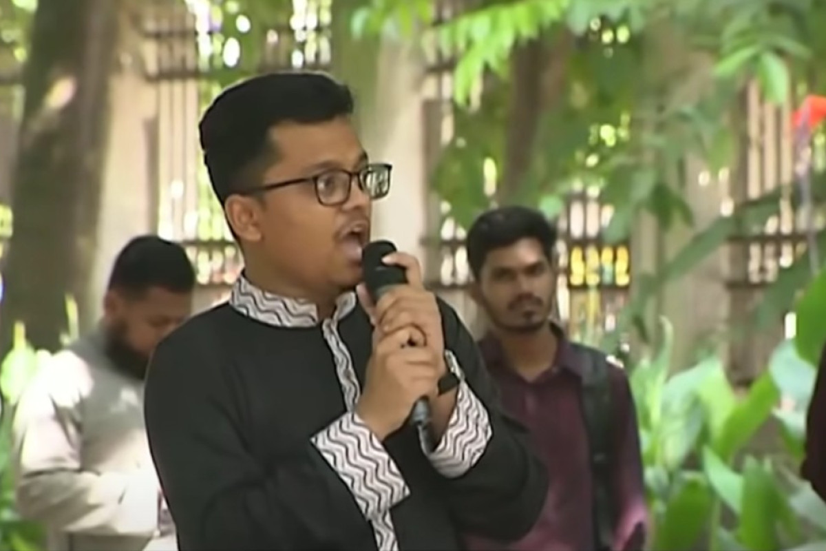 নারী হেনস্থাকারীকে গলায় মালা পরানো নিয়ে যা বললেন শিবিরের ফরহাদ