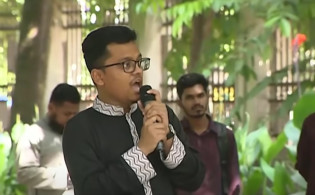 নারী হেনস্থাকারীকে গলায় মালা পরানো নিয়ে যা বললেন শিবিরের ফরহাদ