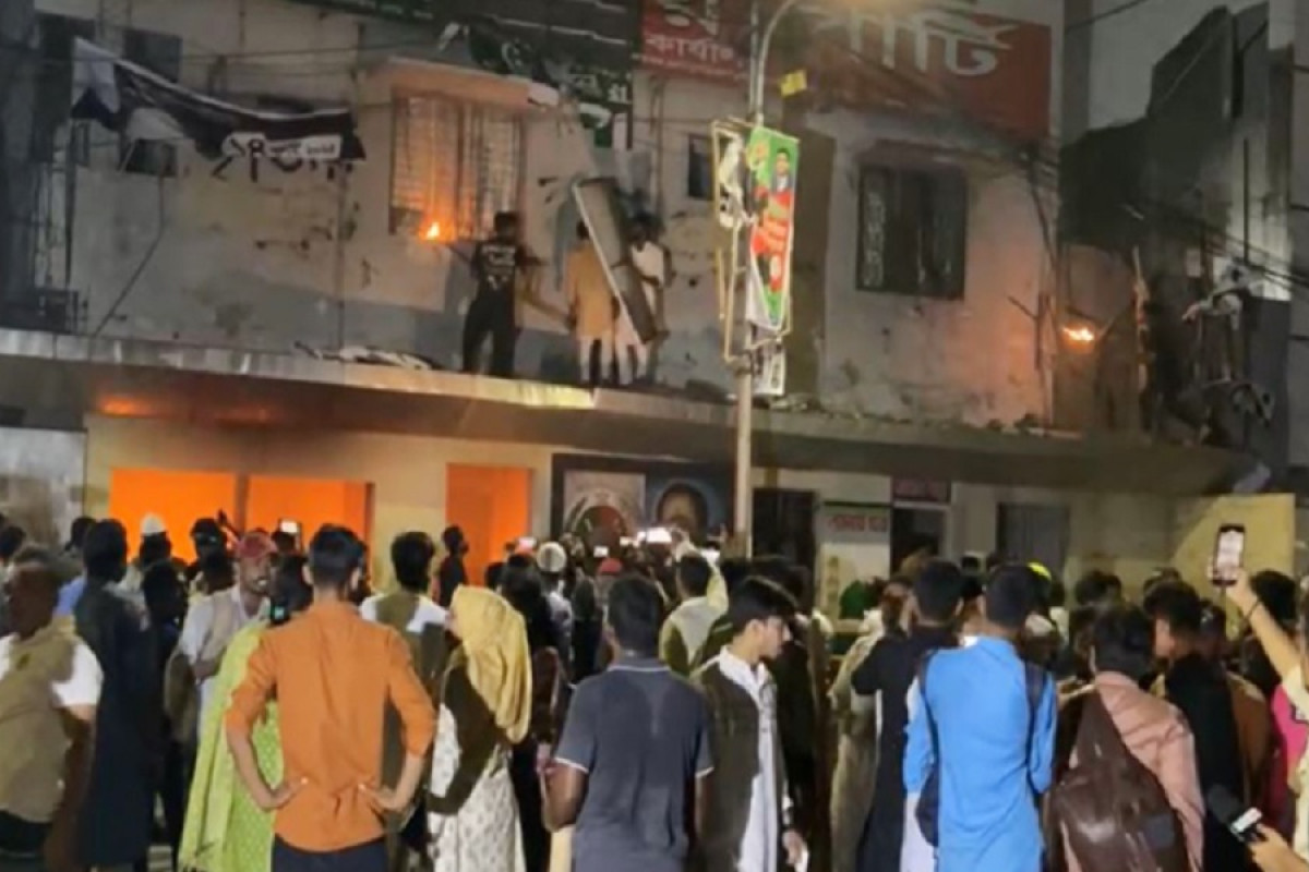 বিজয়নগরে জাতীয় পার্টির কার্যালয়ে ফের হামলা-অগ্নিসংযোগ