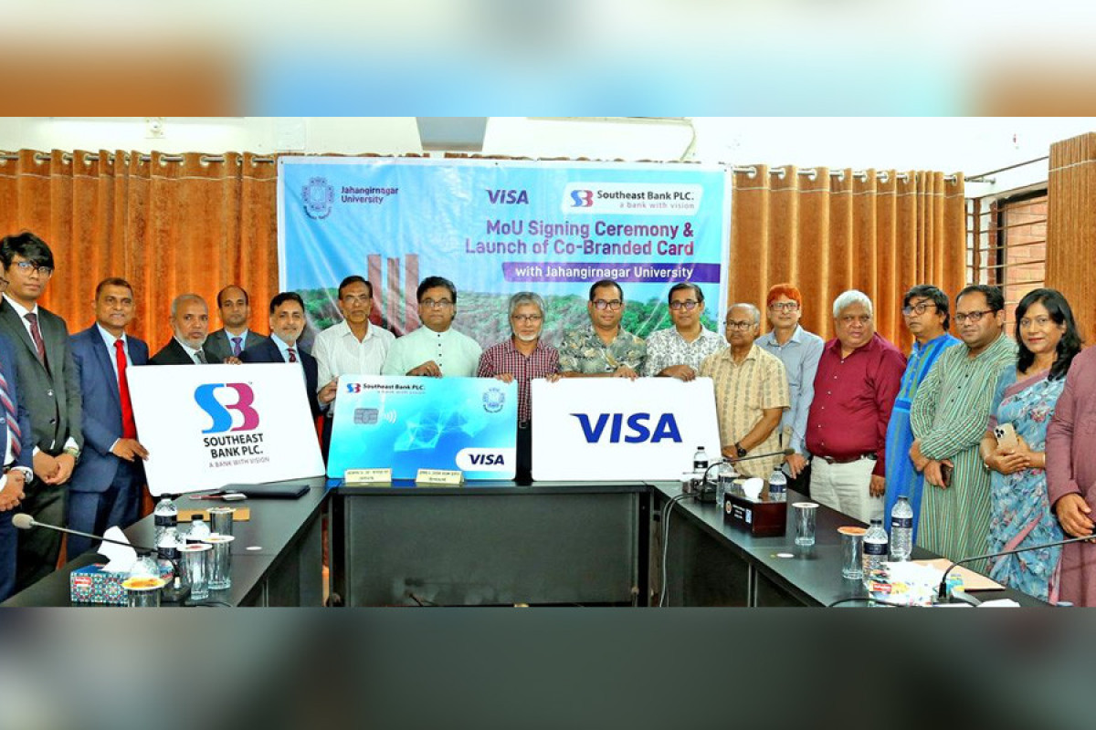 সাউথইস্ট ব্যাংক ও জাবির মধ্যে কো–ব্র্যান্ডেড কার্ড উদ্বোধন