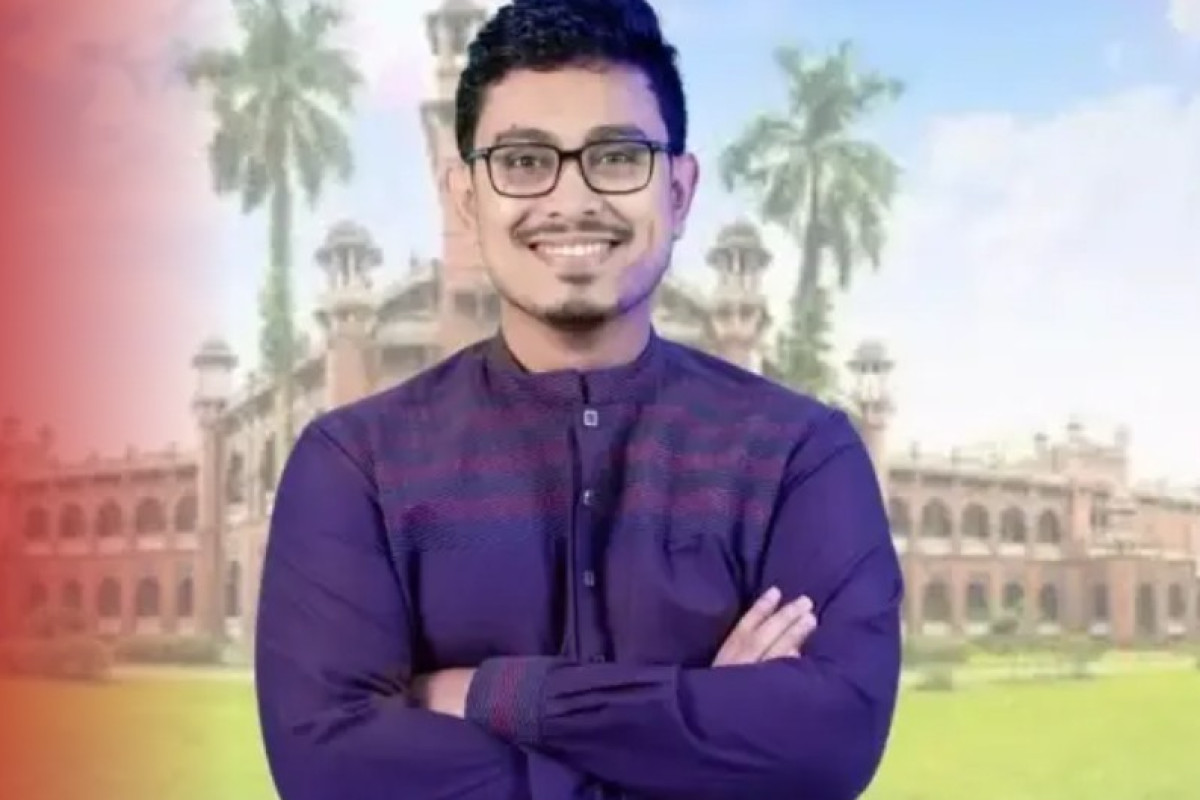 শিবির সমর্থিত প্যানেলকে শুভকামনা জানালেন ডাকসু ভিপি সাদিক