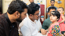 সাংবাদিকের পরিবারে গিয়ে যা করলেন ডাকসু ভিপি-জিএস