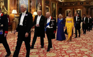 যুক্তরাজ্যে যেসব খাবার খেলেন ট্রাম্প-মেলানিয়া