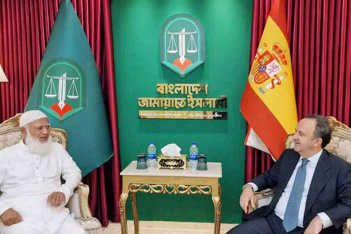 রাষ্ট্রদূতের সামনে ‘ভুলবশত’ উঠে এলো জামায়াতের নতুন লোগো