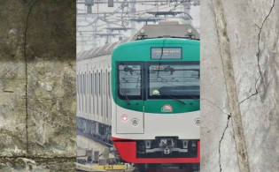 ভূমিকম্পে মেট্রোরেলের ৬ স্টেশনে ফাটল