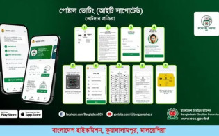 যে পদ্ধতিতে প্রবাসীরা ভোটের নিবন্ধন করবেন 