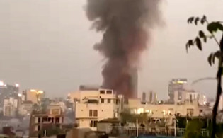 কড়াইল বস্তিতে আগুন