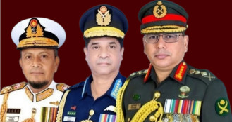 খালেদা জিয়াকে দেখতে হাসপাতালে তিন বাহিনী প্রধানের উপস্থিতি