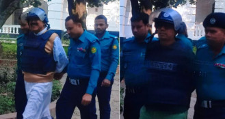 ট্রাইব্যুনালে হাজির হেভিওয়েট মন্ত্রীরা: হাসিমুখে শাজাহান