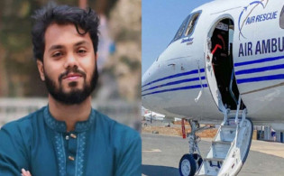 ঢাকায় পৌঁছেছে এয়ার অ্যাম্বুলেন্স, সিঙ্গাপুরে নেওয়া হচ্ছে হাদিকে