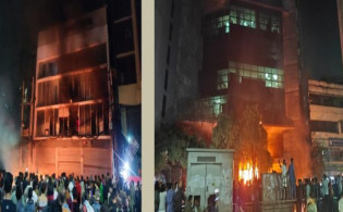 প্রথম আলো–ডেইলি স্টার কার্যালয়ে হামলা, আতঙ্কে সাংবাদিকরা