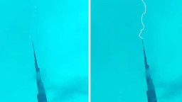 বিশ্বের সর্বোচ্চ ভবনে আকস্মিক বজ্রপাত