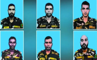 শান্তিরক্ষায় নিহত ছয় সেনা সদস্যের মরদেহ ঢাকায়