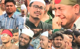 লাখো মানুষের চোখের জলে শহীদ হাদির শেষ বিদায়