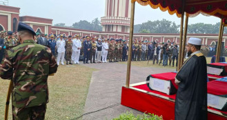 বিশ্বশান্তিতে আত্মদান, রাষ্ট্রীয় মর্যাদায় ছয় শহীদের বিদায়
