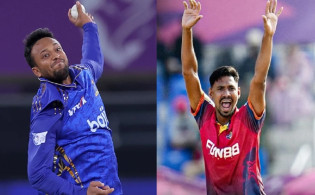 মরুর বুকে টাইগারদের গর্জন: বিকেলে মোস্তাফিজ, রাতে সাকিব