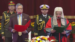 প্রধান বিচারপতির শপথ নিলেন জুবায়ের রহমান চৌধুরী