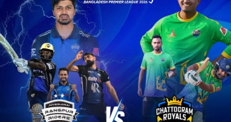রংপুর বনাম চট্টগ্রামের খেলা চলছে: সরাসরি দেখুন এখানে