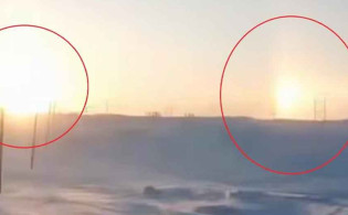 একই সময়ে দুটি সূর্য! ভিডিও ভাইরাল সোশ্যাল মিডিয়ায়