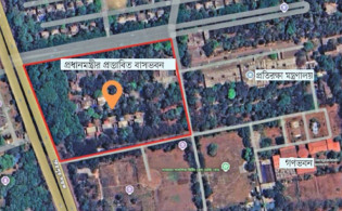 পরবর্তী প্রধানমন্ত্রীর বাসভবন নির্মাণের জায়গা চূড়ান্ত