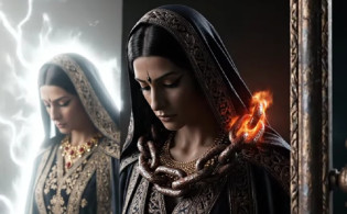 গলায় আগুনের রশি নিয়ে যে নারী ঘুরবে!