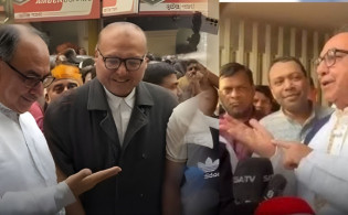 হ্যান্ডশেকের পর হাত দেখার কারণ জানালেন মির্জা আব্বাস